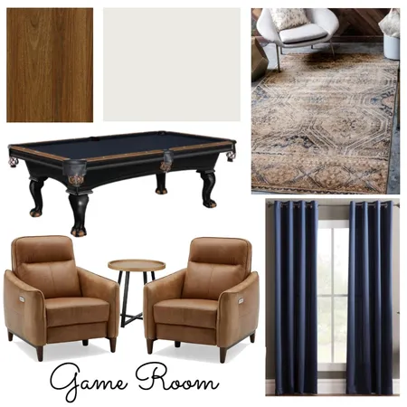 Game Room - Michel Interior Design Mood Board by DANIELLE'S DESIGN CONCEPTS on Style Sourcebook