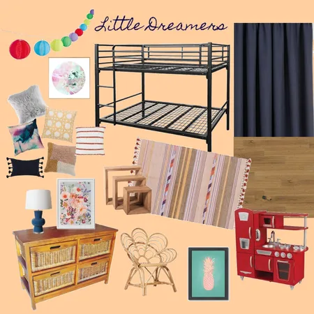 Little dreamers kids room Interior Design Mood Board by janiehachey on Style Sourcebook