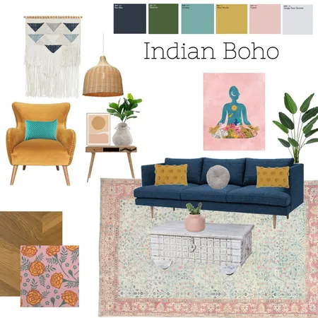 Indian Boho Interior Design Mood Board by caitlingould88 on Style Sourcebook