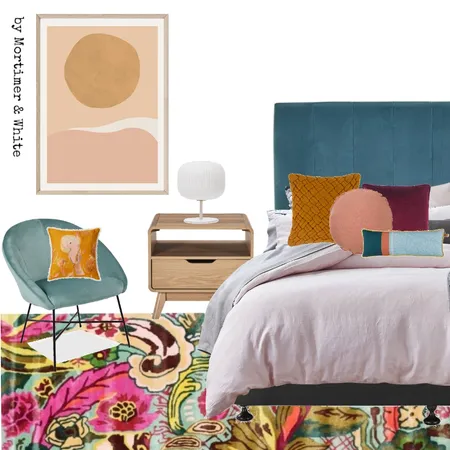 Selley bedroom Interior Design Mood Board by mortimerandwhite on Style Sourcebook