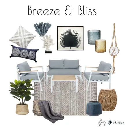 Breeze & Bliss Interior Design Mood Board by Ekhaya Interiors on Style Sourcebook