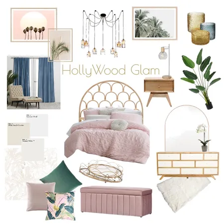 HollyWood Glam Interior Design Mood Board by Ché Designs on Style Sourcebook