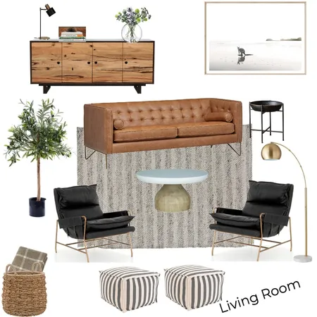 Module 9 Living Room Interior Design Mood Board by kchanana on Style Sourcebook