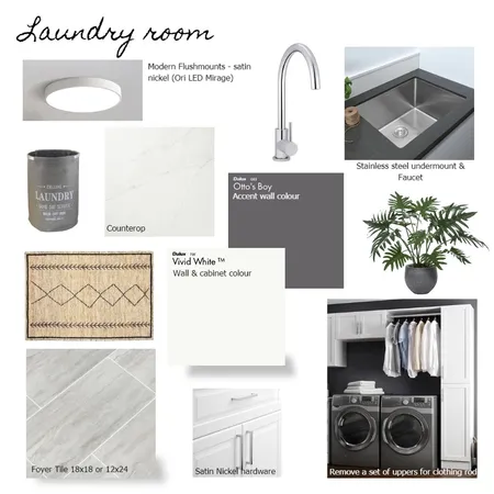 Main & Laundry Room Interior Design Mood Board by StephTaves on Style Sourcebook