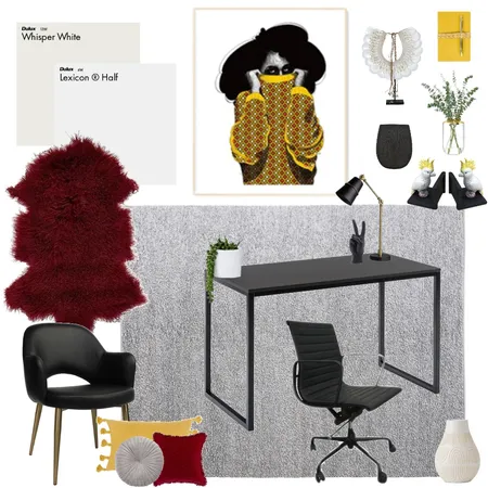 Modern Office Interior Design Mood Board by Yara Interiors on Style Sourcebook