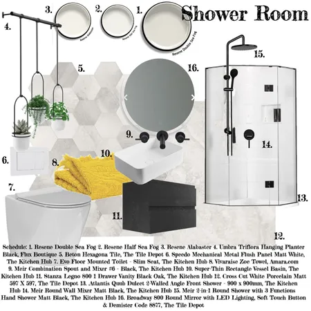 Bathroom - Assignment 9 Interior Design Mood Board by Janine Thorn on Style Sourcebook