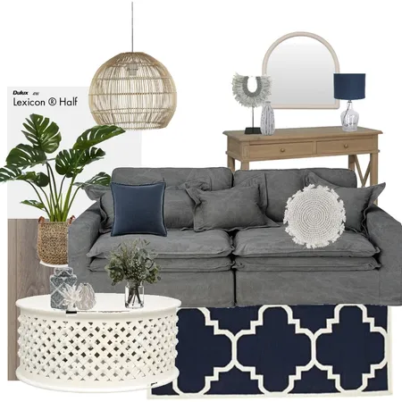 Blue living room Interior Design Mood Board by kristens on Style Sourcebook