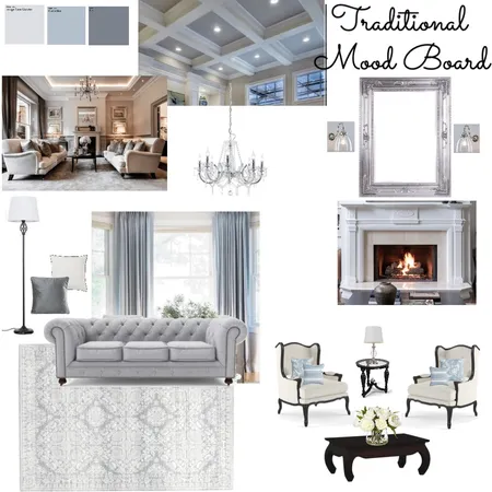 Traditional Interior Design Mood Board by Ingrid Allen on Style Sourcebook