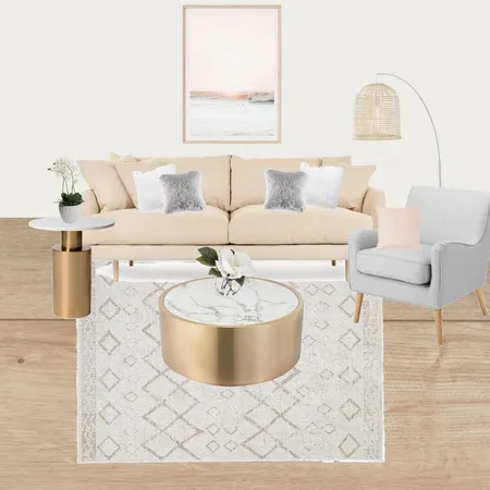 Neutral pink luxe Interior Design Mood Board by maddierose92 on Style Sourcebook