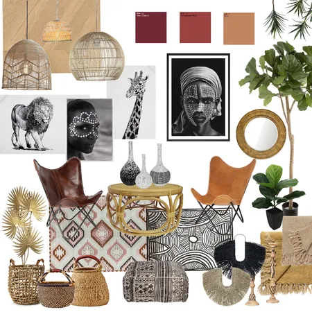 Africian Interior Design Mood Board by rachelericksondesign on Style Sourcebook