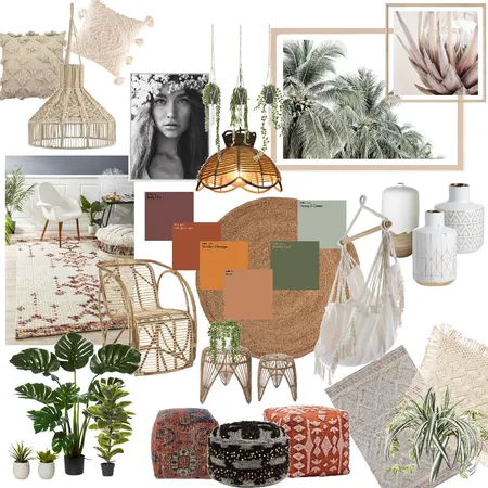 Bohemian Interior Design Mood Board by rachelericksondesign on Style Sourcebook