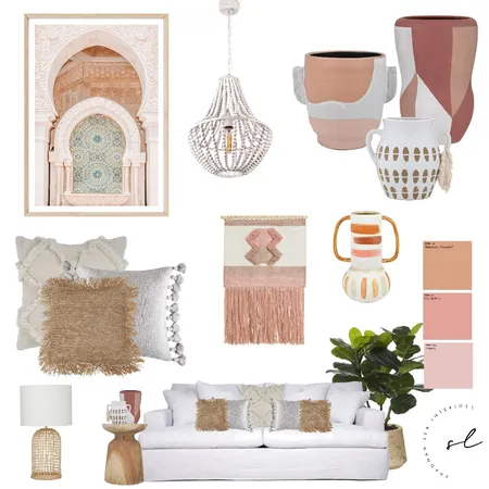 Pretty Pinks Interior Design Mood Board by Shannah Lea Interiors on Style Sourcebook