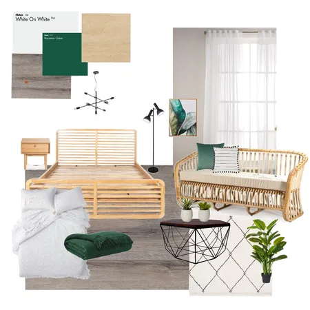 Green Industrial studio Interior Design Mood Board by KatGetuya on Style Sourcebook