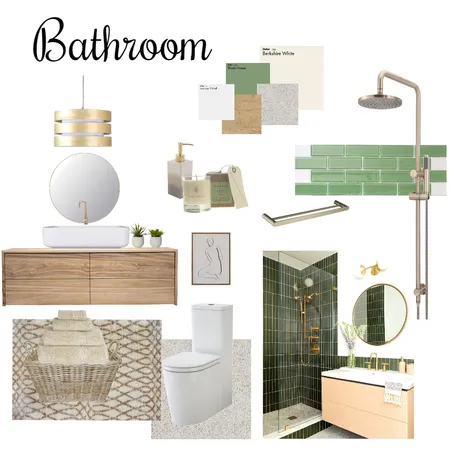 Modern Bathroom in Sage Interior Design Mood Board by KatGetuya on Style Sourcebook