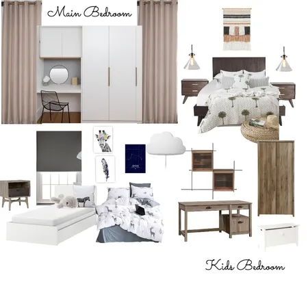 bedroom anak Interior Design Mood Board by ditadot on Style Sourcebook