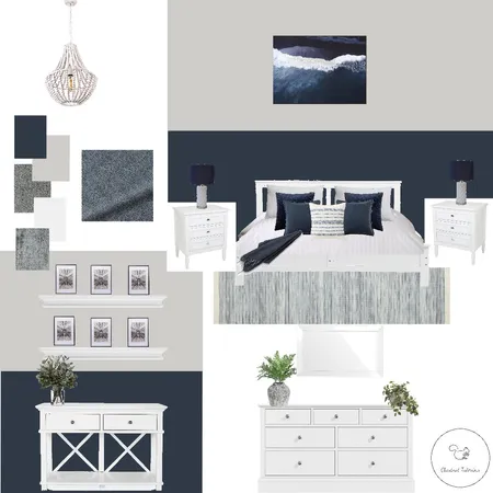 Navy Bedroom - Loxley 2 Interior Design Mood Board by Chestnut Interior Design on Style Sourcebook