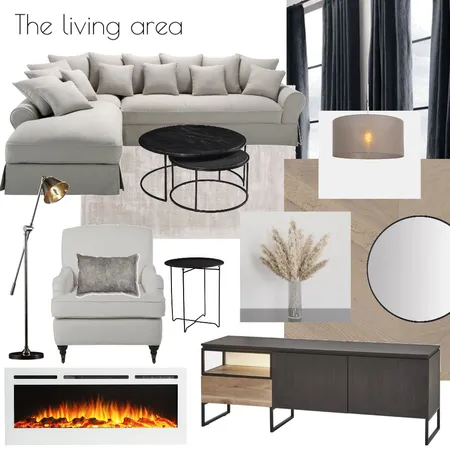 The living area Interior Design Mood Board by Leila.Saad on Style Sourcebook