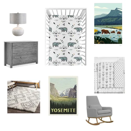 Baby Gossett Nursery 1 Interior Design Mood Board by Laura G on Style Sourcebook