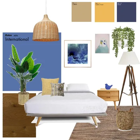 Комната Ани кровать Interior Design Mood Board by akosik on Style Sourcebook