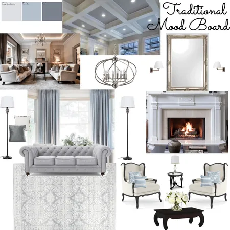 Traditional Interior Design Mood Board by Ingrid Allen on Style Sourcebook
