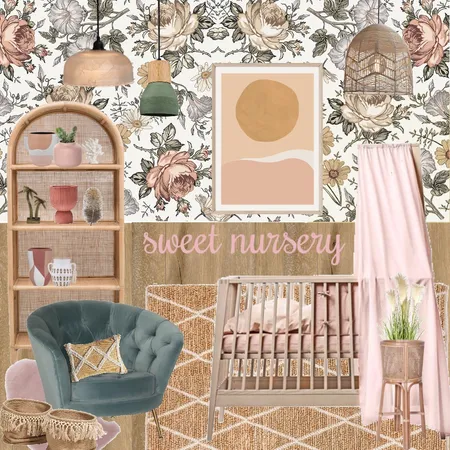 Sweet Nursery Interior Design Mood Board by Tiff Wood on Style Sourcebook
