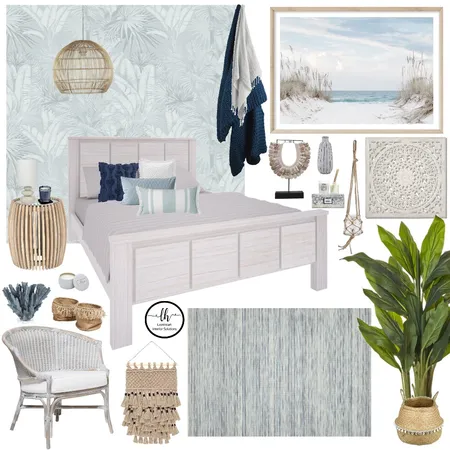 coastal bedroom Interior Design Mood Board by LionHeart on Style Sourcebook