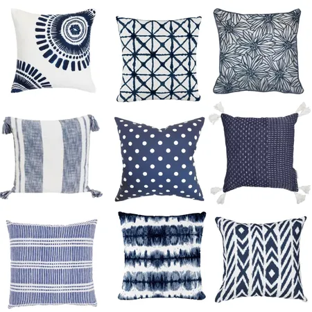 blue pillows Interior Design Mood Board by Laura G on Style Sourcebook