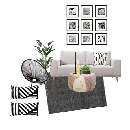 black and white living Interior Design Mood Board by mariamentira on Style Sourcebook