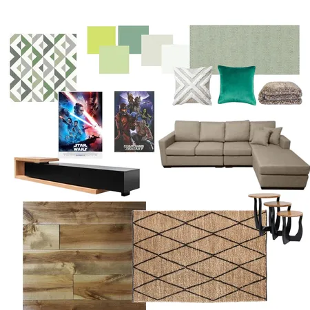 Module 9 Entertainment Area Interior Design Mood Board by IceniDesigns on Style Sourcebook