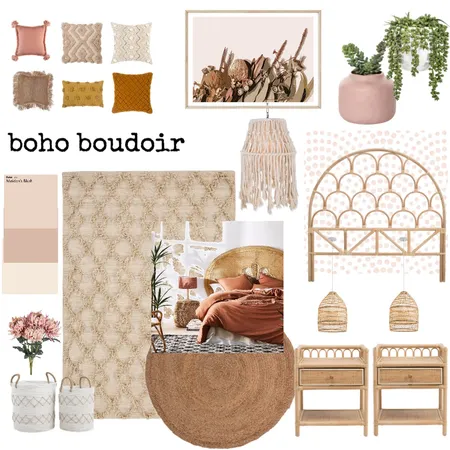 Boho Boudoir Interior Design Mood Board by Copper & Tea Design by Lynda Bayada on Style Sourcebook