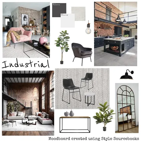 Industrial Interior Design Mood Board by StaceyPickering on Style Sourcebook