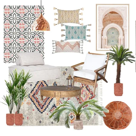 moroccan inspired Interior Design Mood Board by Rhea Panizon Interiors on Style Sourcebook