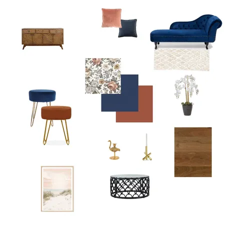 Blue/ Ornage - Luxury Interior Design Mood Board by RFernandez on Style Sourcebook