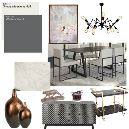 Dinning Room Interior Design Mood Board by Berni_K on Style Sourcebook