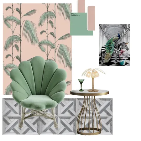 Art Deco Inspired living room Interior Design Mood Board by Willow on Style Sourcebook