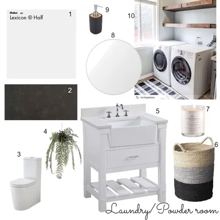 Laundry Room/Powder Room Interior Design Mood Board by House 2 Home Designs LLC on Style Sourcebook