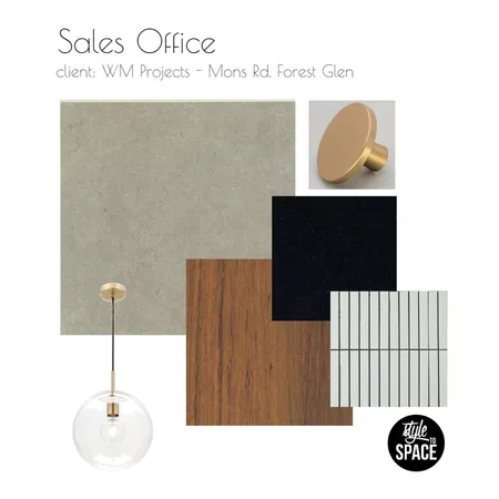 Sales Office Interior Design Mood Board by Style to Space on Style Sourcebook