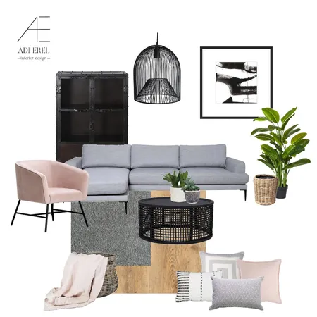 grey and pink Interior Design Mood Board by adierel on Style Sourcebook