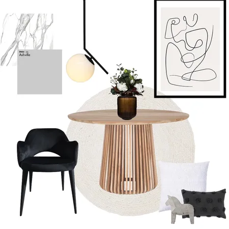 Moody Dining Interior Design Mood Board by Autumn & Raine Interiors on Style Sourcebook