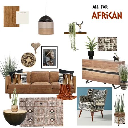 African Interior Design Mood Board by MFlinn on Style Sourcebook