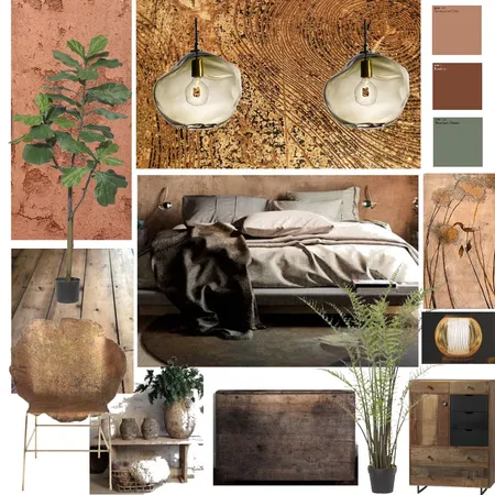 Wabi Sabi Modern Bedroom Interior Design Mood Board by YasmiArtDesign on Style Sourcebook