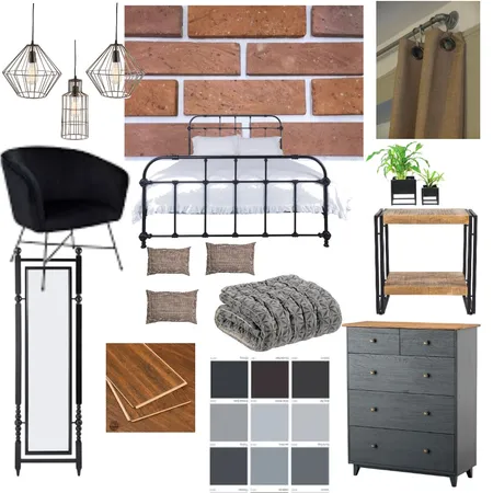 Industrial Style Moodboard Interior Design Mood Board by Tholakele on Style Sourcebook
