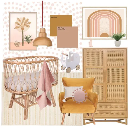 bohemian babys room Interior Design Mood Board by brookeshawl on Style Sourcebook