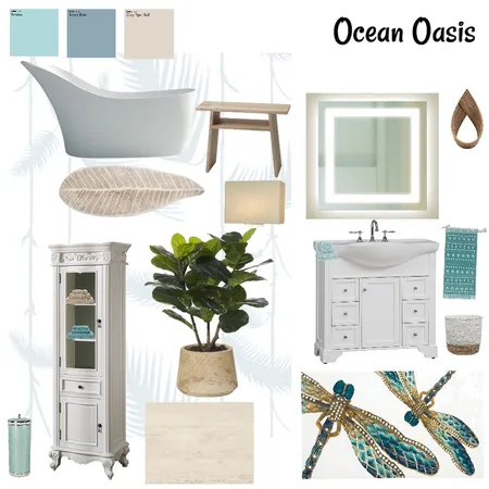 bathroom oasis Interior Design Mood Board by twiliteframes@outlook.com on Style Sourcebook