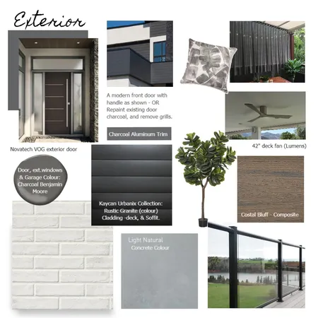 Exterior - front Interior Design Mood Board by StephTaves on Style Sourcebook
