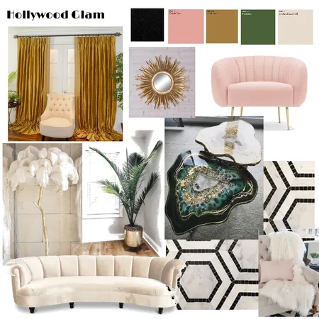 Hollywood glam 2 Interior Design Mood Board by iisha Mae on Style Sourcebook