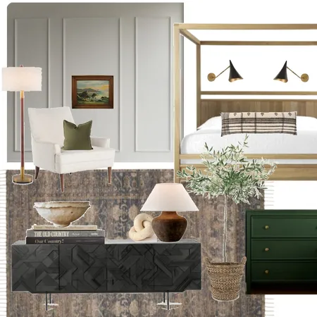 Rustic California bedroom Interior Design Mood Board by leighnav on Style Sourcebook