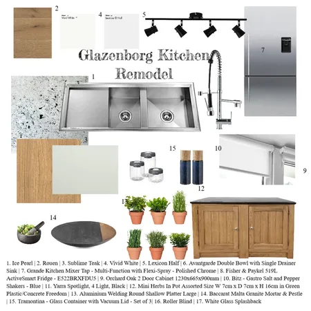 Assignment 10 Glazenborg Kitchen Interior Design Mood Board by ShellyG on Style Sourcebook