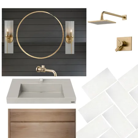 Basement Bathroom Interior Design Mood Board by Payton on Style Sourcebook