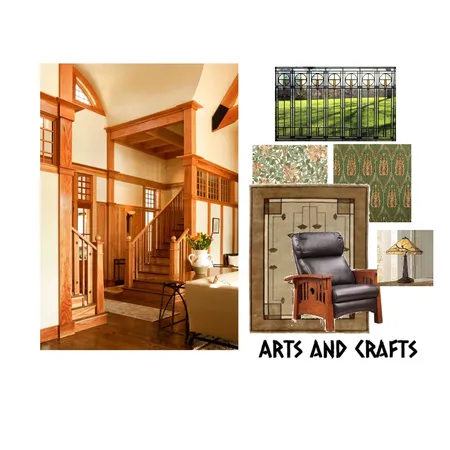 Arts and Crafts Style Interior Design Mood Board by Mondrianbird on Style Sourcebook